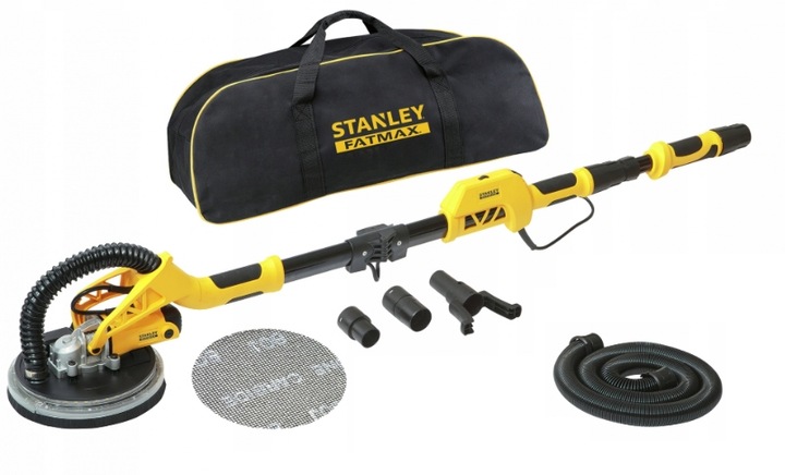 STANLEY SFMEE500S SZLIFIERKA GIPS ŻYRAFA DO SUFITU GŁADZI ŚCIAN +