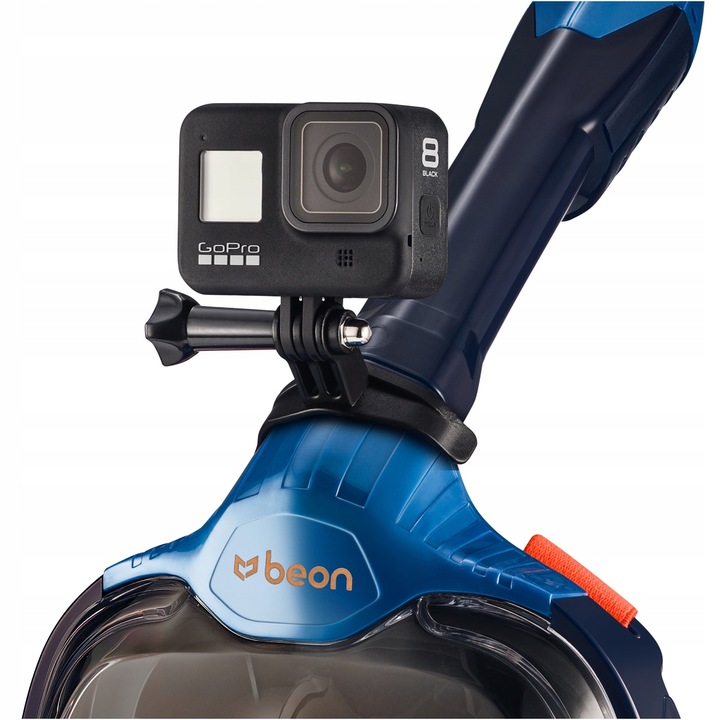 MASKA DO NURKOWANIA SNORKELINGU PEŁNOTWARZOWA NA CAŁĄ TWARZ DO WODY S/M