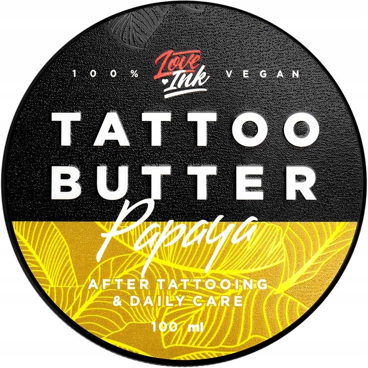 LOVEINK Masło Krem do Pielęgnacji Tatuażu Tattoo Butter Zestaw 3x 100ml