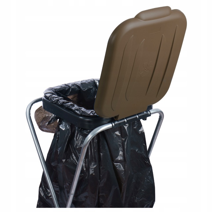 STOJAK NA WORKI DO SEGREGACJI ŚMIECI STELAŻ KOSZ 1 STANOWISKA NA ŚMIECI