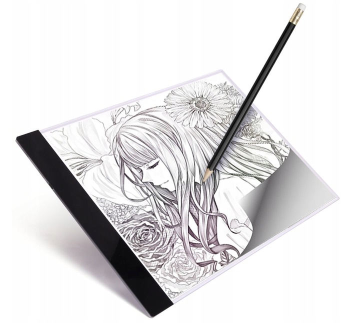 TABLET GRAFICZNY XL LED - PREZENT NA ŚWIĘTA - DESKA KREŚLARSKA PODŚWIETLANA
