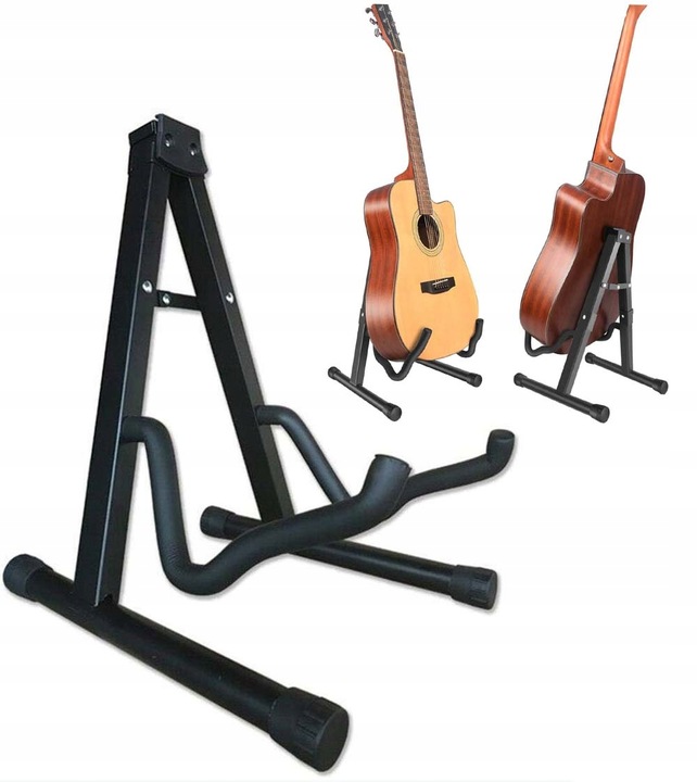 Statyw uniwersalny STOJAK Na każdą gitarę TYP A Składany Uchwyt Piankowy