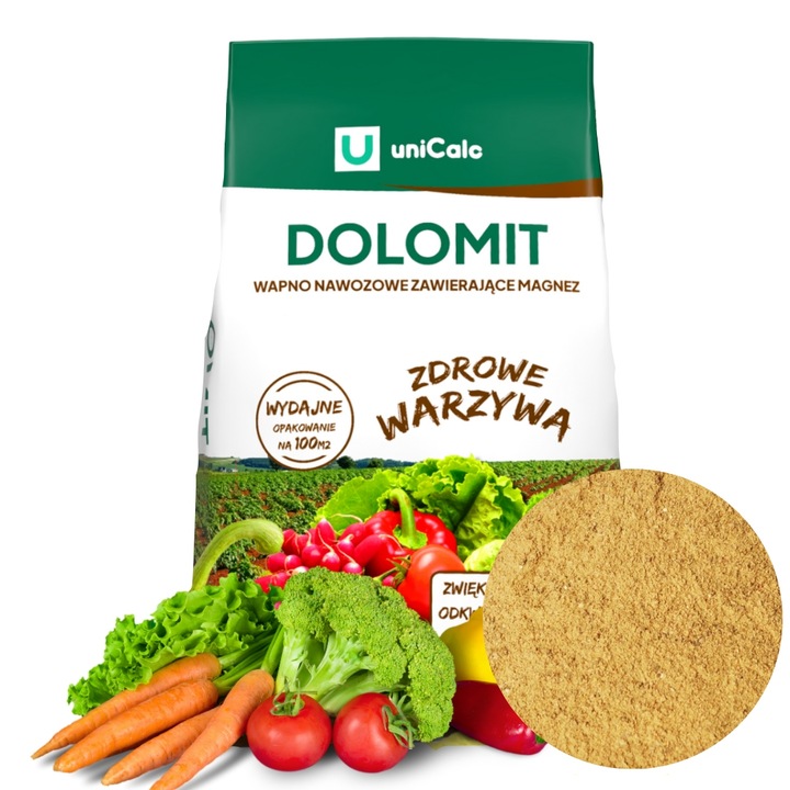 Wapno Ogrodowe Nawozowe Idealne Do Warzyw Owoców JESIEŃ Dolomit Sypki