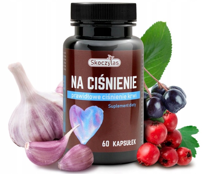 Skoczylas NA CIŚNIENIE Aronia Potas CZOSNEK GŁÓG