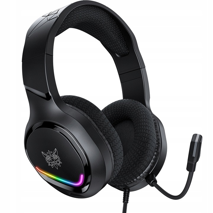 ONIKUMA X31 SŁUCHAWKI GAMINGOWE NAUSZNE PRZEWODOWE Z MIKROFONEM DO PC RGB