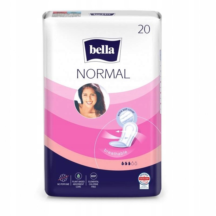 PAKIET Podpaski Bella Normal bez skrzydełek 12x20