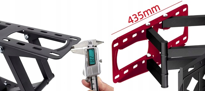 UCHWYT DO TELEWIZORA 32-85 CALI OBROTOWY REGULOWANY EXTRA MOCNY DO