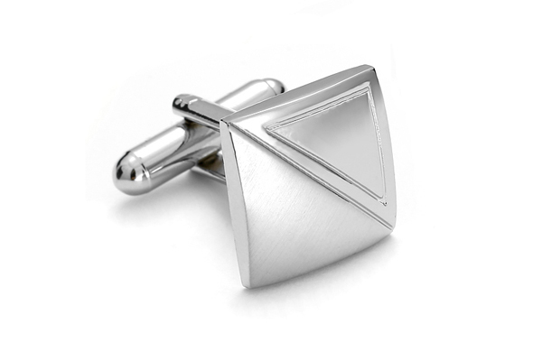 SPINKI DO MANKIETÓW + PUDEŁKO Męskie Spinka do Koszuli Metalowa s16