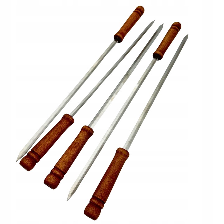 SZPIKULCE SZAMPURY do MIĘSA SZASZŁYKÓW 44cm 5szt