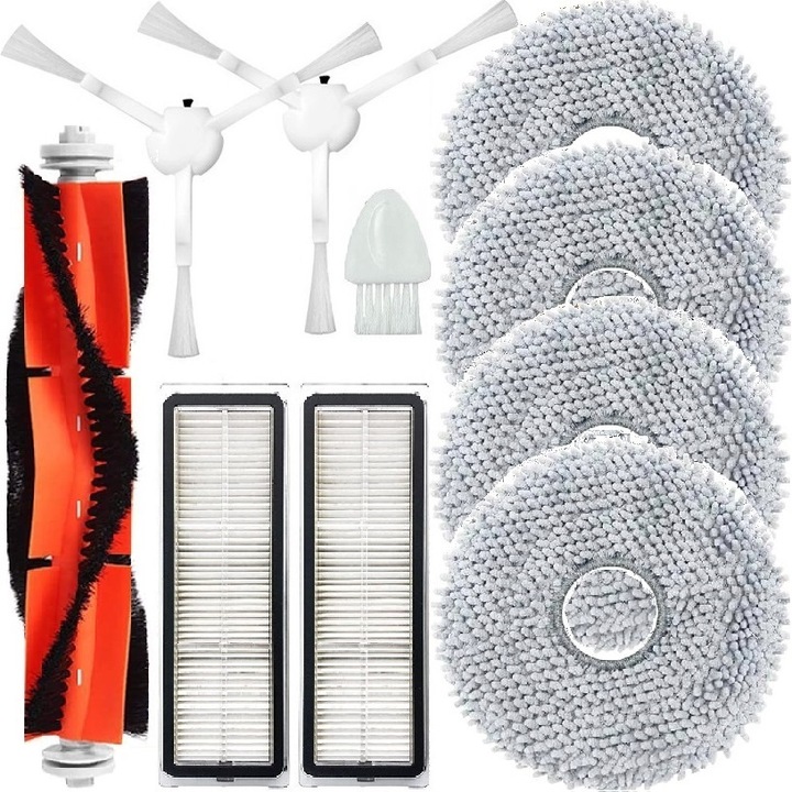 AKCESORIA DO XIAOMI ROBOT VACUUM X10+ / S10+ / ZESTAW SZCZOTKI FILTRY MOPY