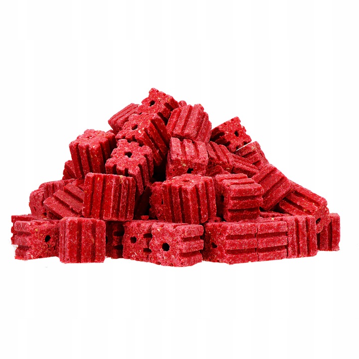 MOCNA TRUTKA NA MYSZY SZCZURY CZERWONA KOSTKA BROMADIOLONE NO PEST 1KG
