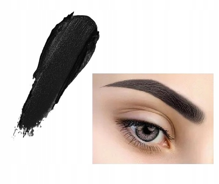 STEMPEL DO BRWI POMADA 10 SZABLONY czarny X1