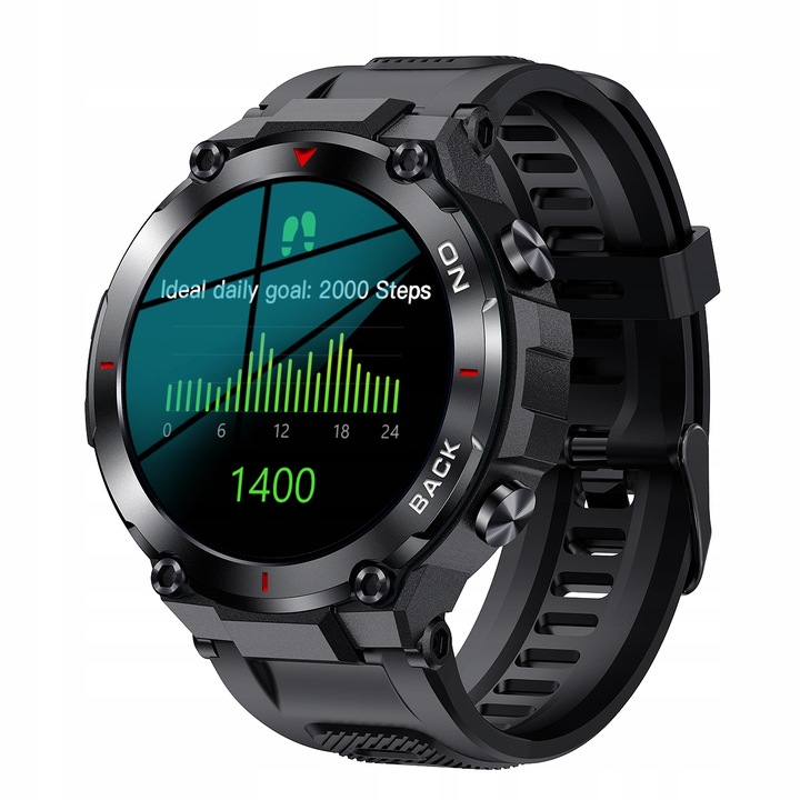 SMARTWATCH Zegarek Sportowy Męski GPS do Biegania