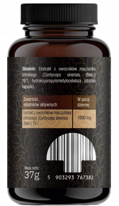 SOLVE LABS Cordyceps Maczużnik Chiński 10:1 kapsułki 60 szt