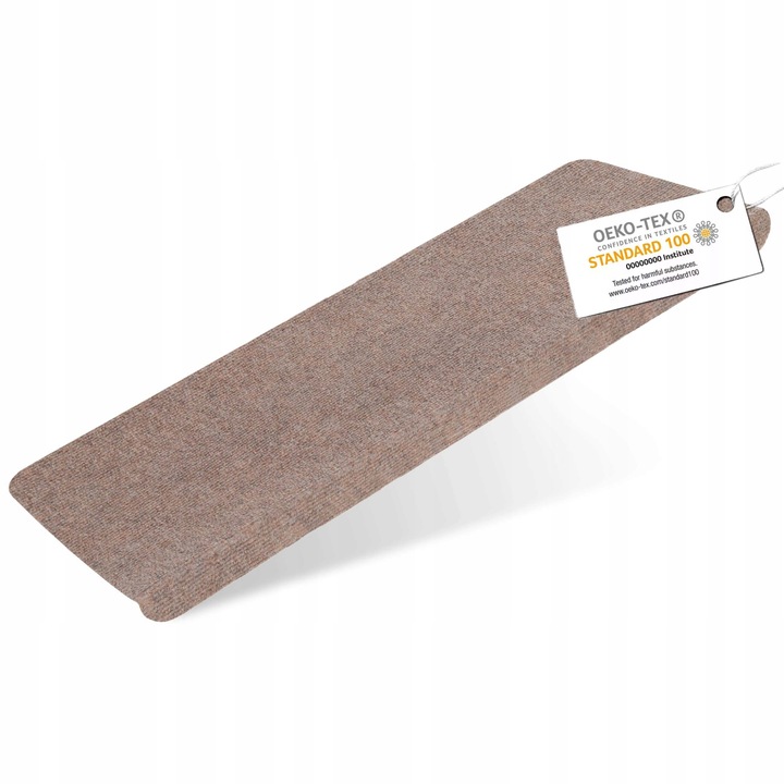 65x25cm+3cm NAKŁADKI WEWNĘTRZNE NA SCHODY SAMOPRZYLEPNE DYWANIKI BEŻ STEPS