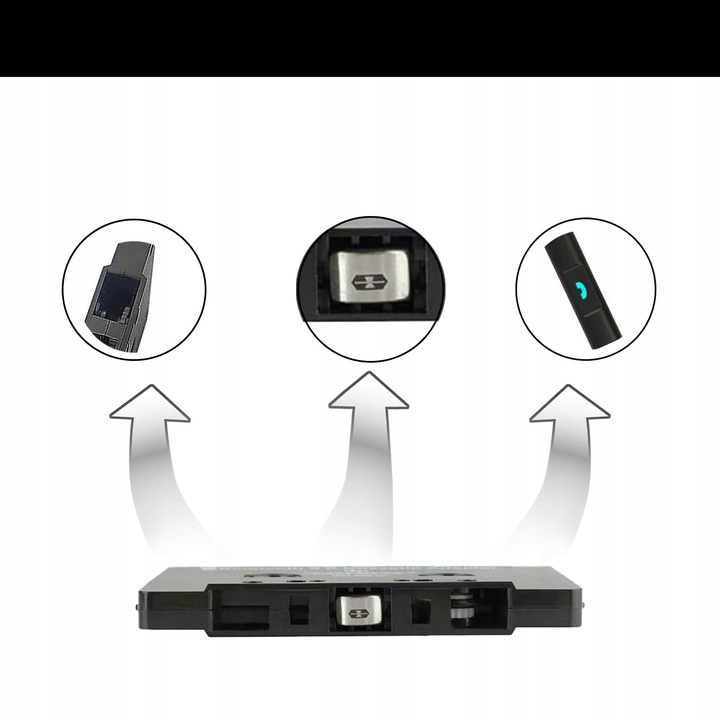 kaseta bluetooth 5.0 do radia adapter transmiter RADIA