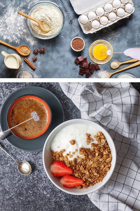 Spieniacz Do Mleka Latte Cappuccino Trzepaczka Do Jajek Mikser