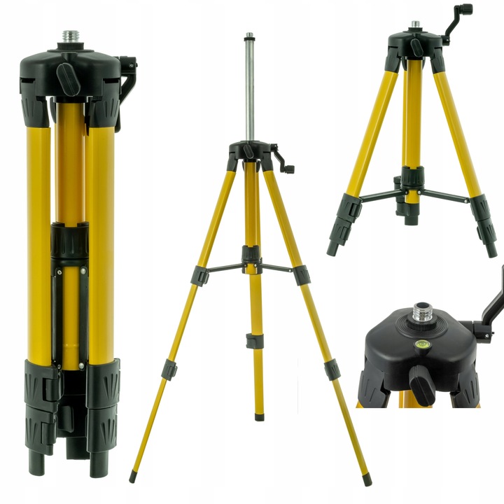 STATYW DO LASERA POZIOMICY LASEROWEJ GWINT 5/8 CALA 360 TRÓJNÓG +