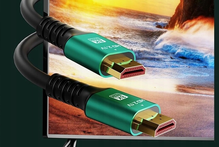 Kabel HDMI HDMI 8m DO TELEWIZORA PROJEKTOR MONITOR DEKODER KONSOLĘ