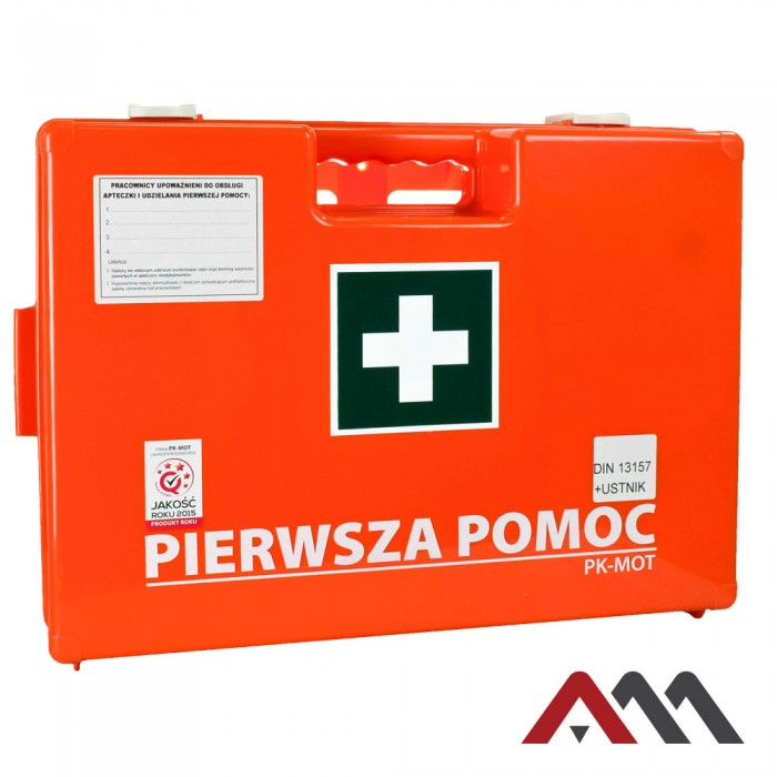 Apteczka K15 przemysłowa z wieszakiem + ustnik