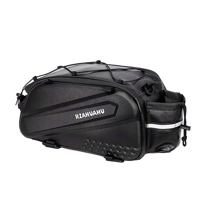 SAKWA ROWEROWA TORBA NA BAGAŻNIK ROWER ODBLASKOWA KUFER POJEMNA USZTYWNIANA