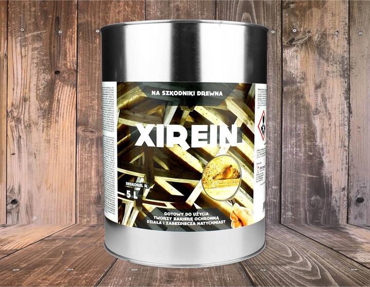 ŚRODEK PŁYN ZWALCZA KORNIKI SPUSZCZELE KOŁATKI TERMITY XIREIN