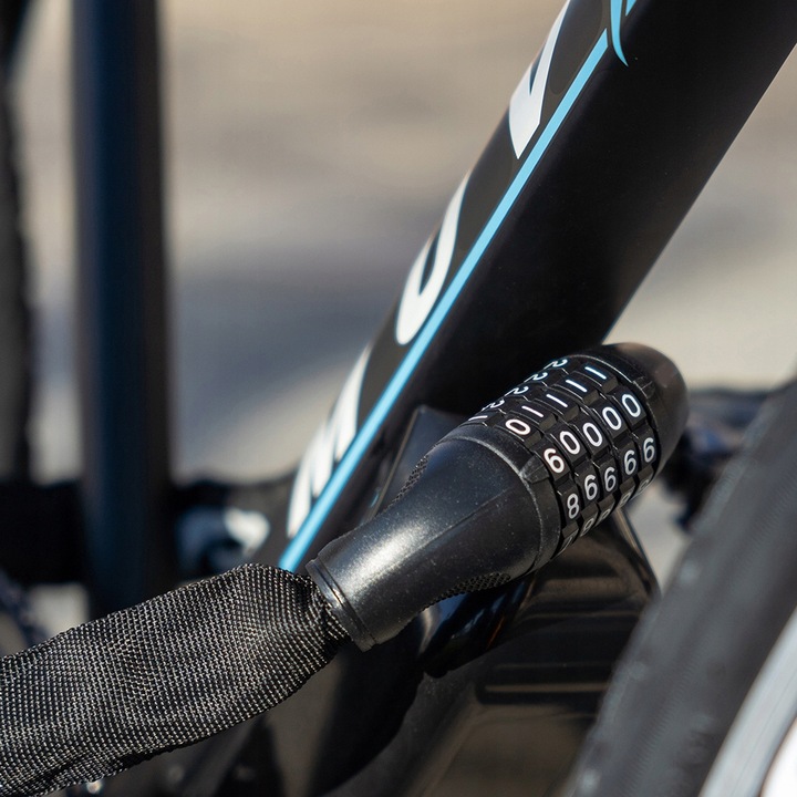 ZAPIĘCIE ROWEROWE ŁAŃCUCH ZAPIĘCIE DO ROWERU SZYFR MUVIKE SOLID 1000/6C