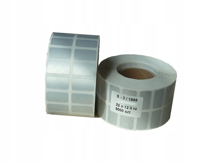 PLOMBY STICKERY VOID SREBRNY MAT 22x12 HIT/5000szt