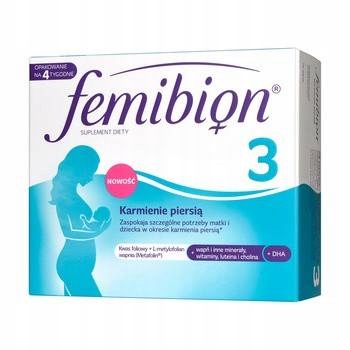 FEMIBION 3 KARMIENIE PIERSIĄ 28TABLETEK+28KAPSUŁEK