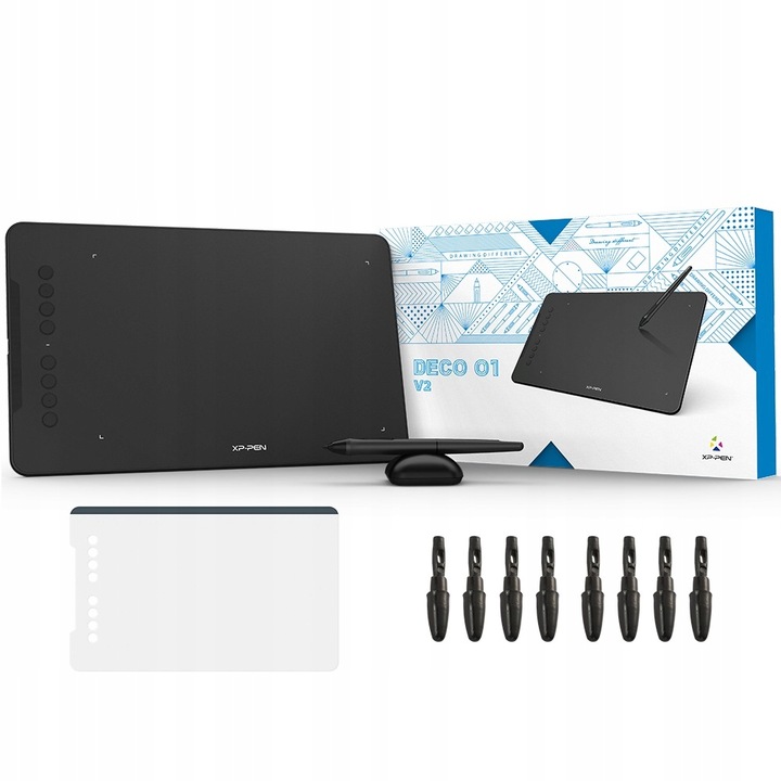 TABLET GRAFICZNY XP-PEN DECO 01 V2 5080 LPI 8192 ST DLA GRAFIKA