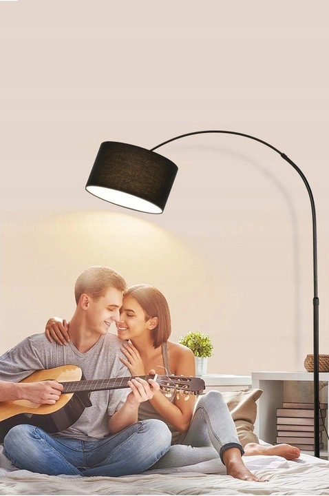 LAMPA PODŁOGOWA LED E27 elastyczna gęsia szyja do czytania 175cm