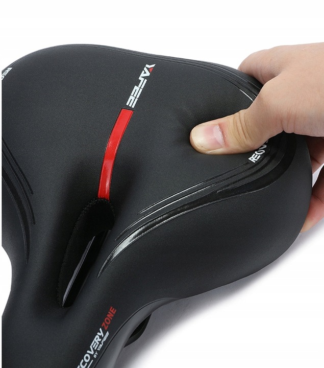 MIĘKKIE SIODEŁKO ROWEROWE RECOVERY ZONE LAMPKA LED