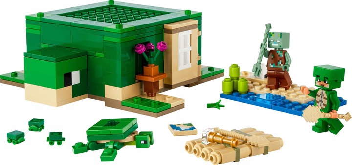 LEGO Minecraft Domek na plaży żółwi 21254