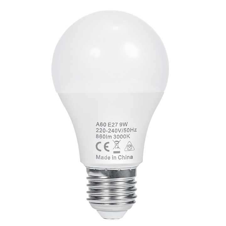 Lampa Podłogowa Łukowa 3000K Regulowana wysokość Czarny klosz E27 9W