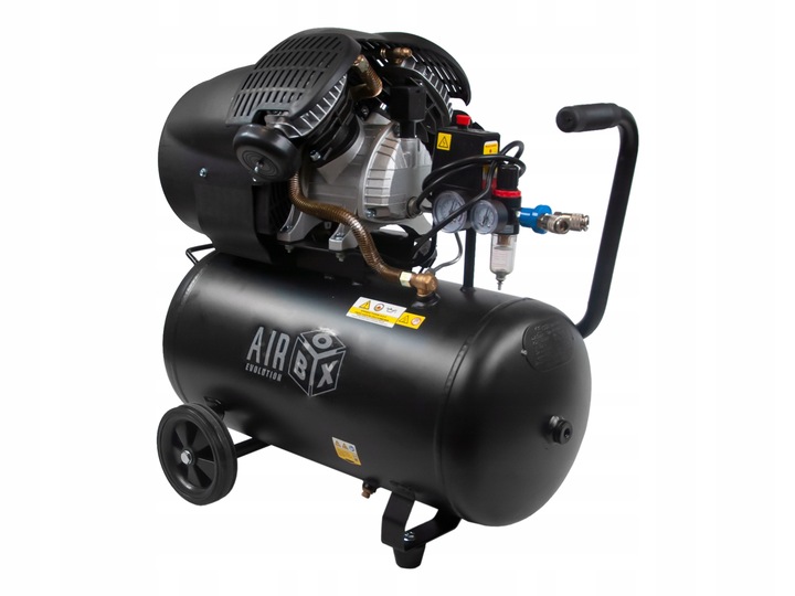 Kompresor Sprężarka olejowa 50L dwutłokowa 2,2kW 230V 10bar Airbox