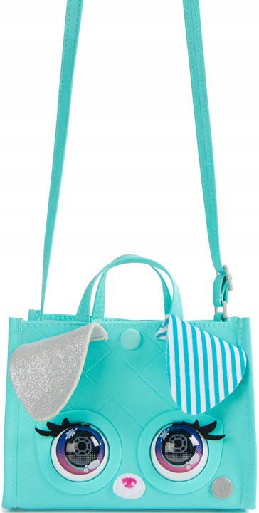 PURSE PETS NIEBIESKA INTERAKTYWNA TOREBKA SZCZENIACZEK Z RUCHOMYMI OCZAMI