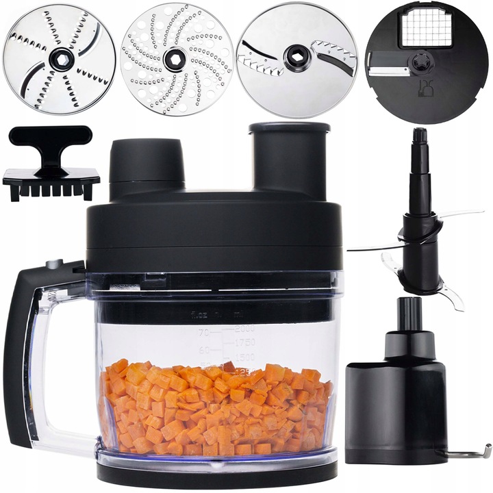 DUŻA 2,5L Szatkownica do Blender ręczny Yoer HB01S