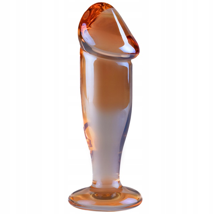 Korek Analny o Kształcie Penisa ze Szkła Anal Plug