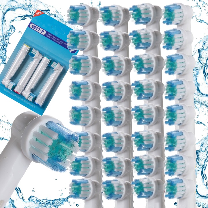 32x Końcówki do szczoteczki elektrycznej BRAUN Oral-B 32 szt EB-17P