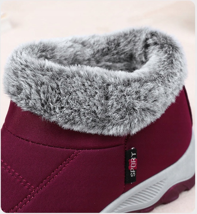 Moda lekkie ocieplane buty damska Sniegowce zimowe buty antypoślizgowy