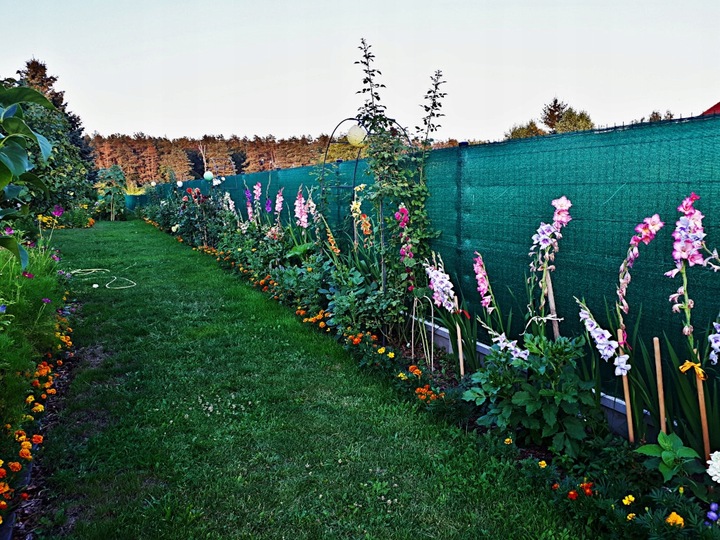 Siatka Cieniująca 1,5x25m Maskująca osłona mata na ogrodzenie płot 90%