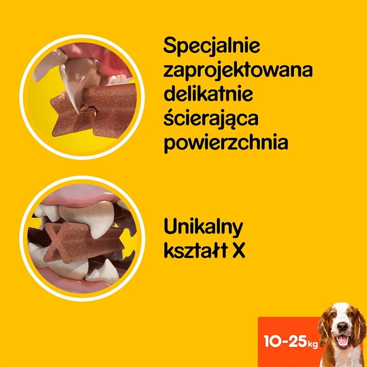 PEDIGREE DentaStix Medium 28szt- 4x180g Średn Rasy