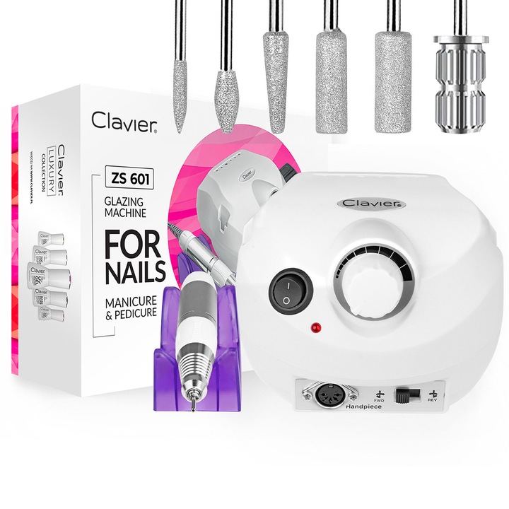 Frezarka Do Paznokci Manicure Super Mocna 65W Profesjonalna Clavier