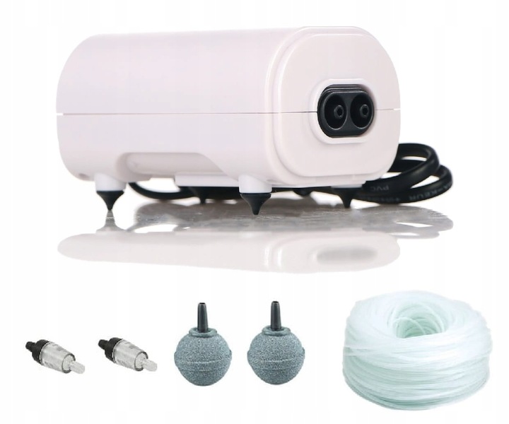 ZESTAW NAPOWIETRZACZ DO AKWARIUM CICHY 3W 2x204l/h