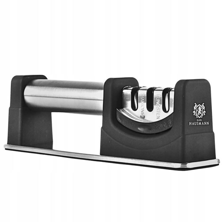 OSTRZAŁKA DO NOŻY KUCHENNYCH DIAMENTOWA OSTRZAŁKA OSEŁKA 3w1 TRÓJFAZOWA