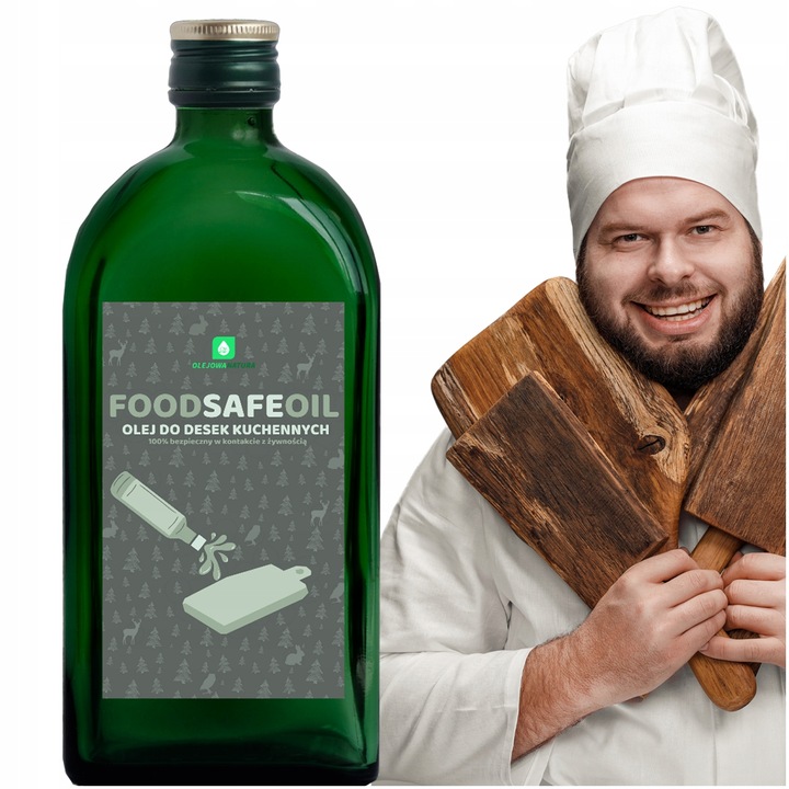 OLEJ DO DESEK KUCHENNYCH bezpieczny i naturalny 250ml OlejowaNatura