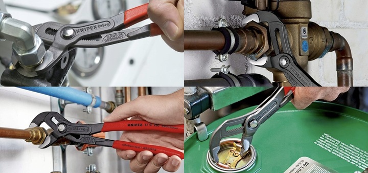 KNIPEX 87 01 250 Cobra szczypce nastawne do rur