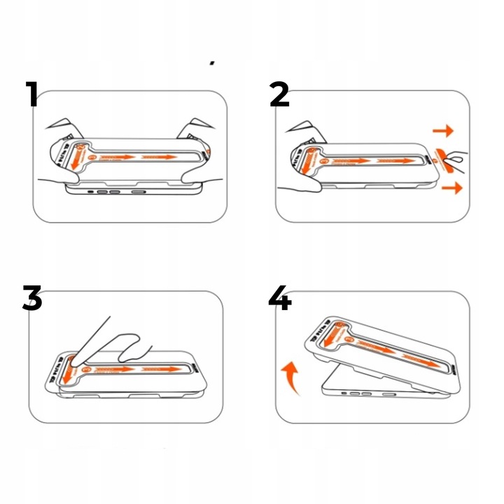 Szkło hartowane prywatyzujące Warthog do Apple iPhone 15 Pro Max 2szt EZFit