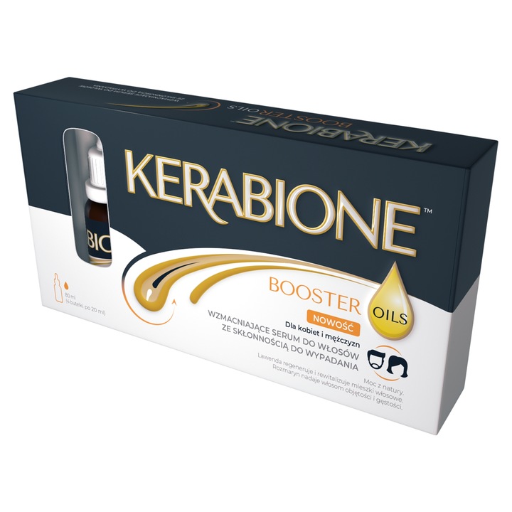 Kerabione Booster Oils serum do włosów 4 x 20 ml