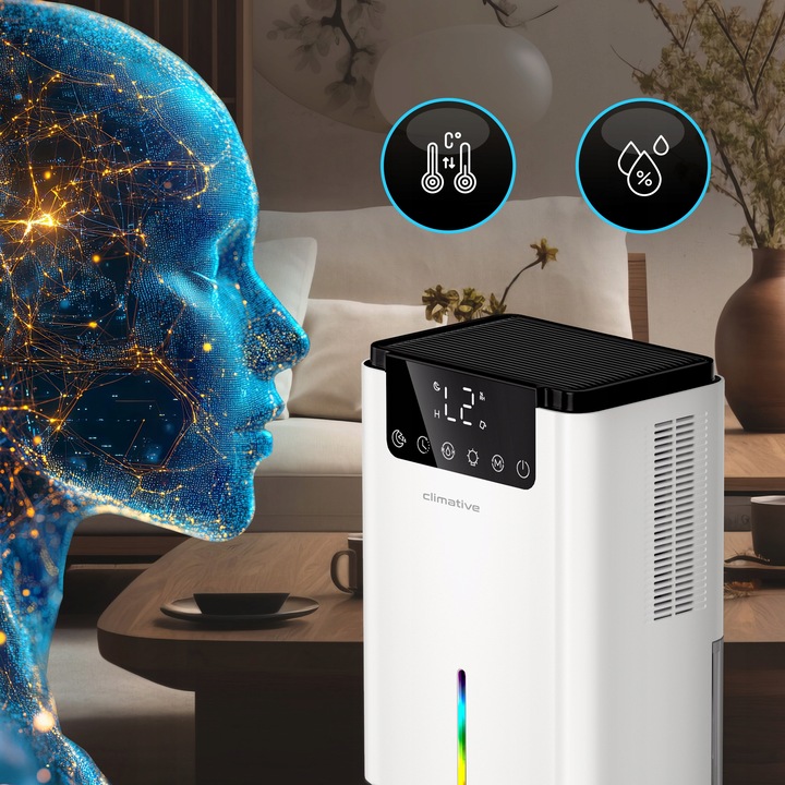 Cichy osuszacz powietrza domowy LUXE 2000ML UV pochłaniacz wilgoci XXL